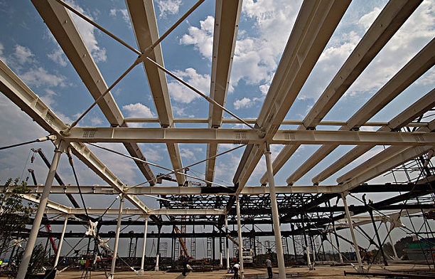 煙臺(tái)管桁架工程吊點(diǎn)的選擇辦法